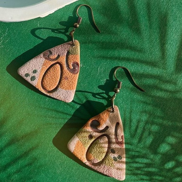 Handmade Polymer-Clay Earrings